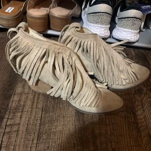 Fringe boots size 9